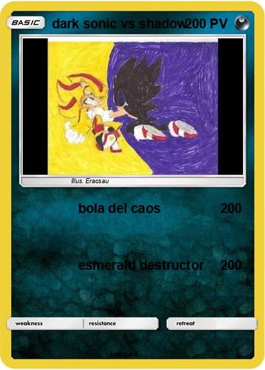 Pokemon dark sonic vs shadow