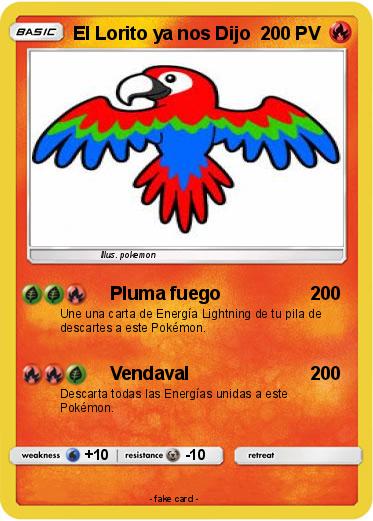 Pokemon El Lorito ya nos Dijo