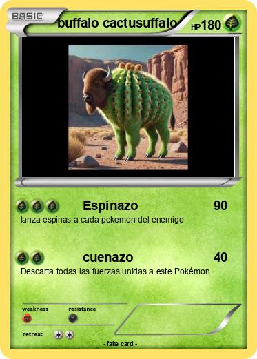 Pokemon buffalo cactusuffalo
