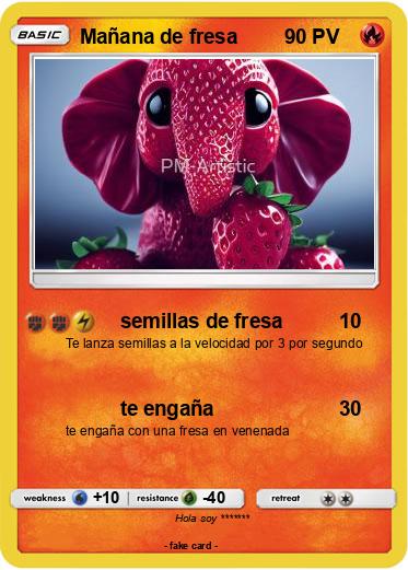 Pokemon Mañana de fresa