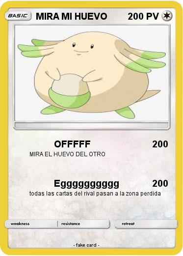 Pokemon MIRA MI HUEVO