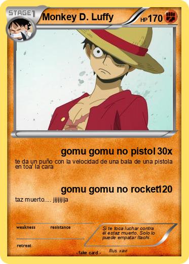 Pokemon Monkey D. Luffy