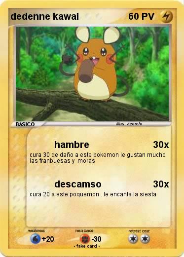 Pokemon dedenne kawai