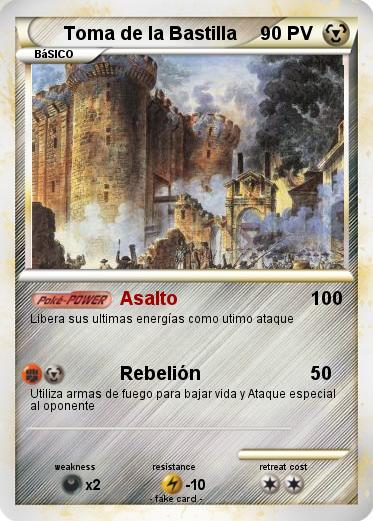 Pokemon Toma de la Bastilla