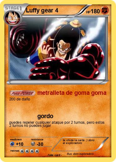 Pokemon Luffy gear 4