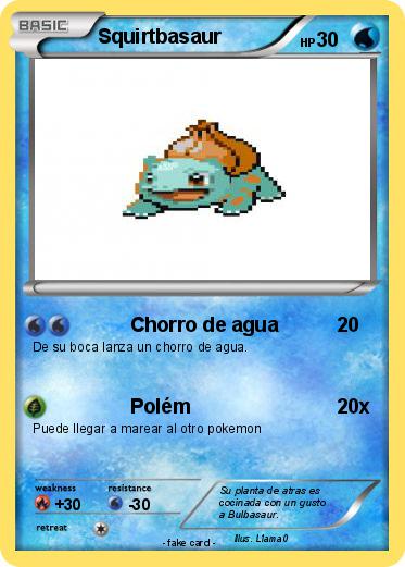 Pokemon Squirtbasaur