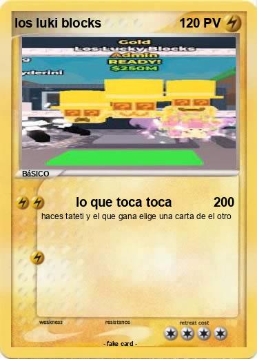 Pokemon los luki blocks