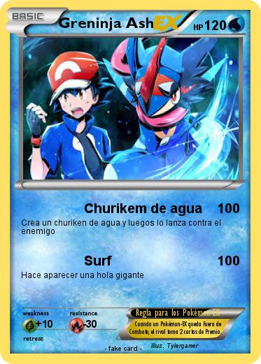 Pokemon Greninja Ash