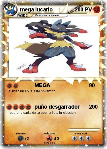 Pokemon mega lucario