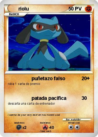 Pokemon riolu