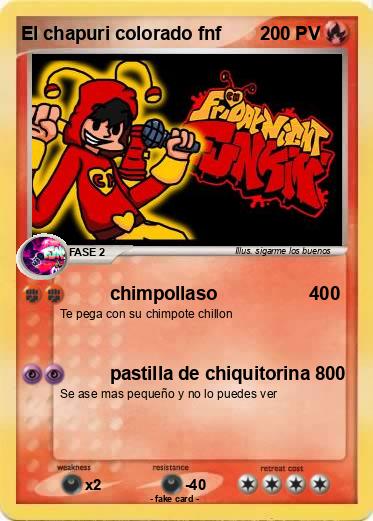 Pokemon El chapuri colorado fnf