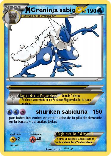 Pokemon Greninja sabio