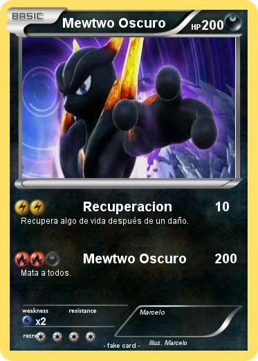 Pokemon Mewtwo Oscuro