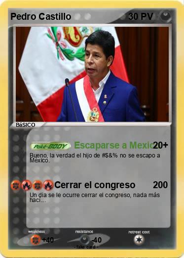 Pokemon Pedro Castillo