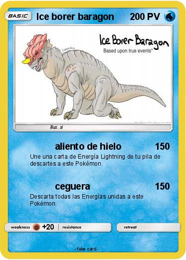 Pokemon Ice borer baragon