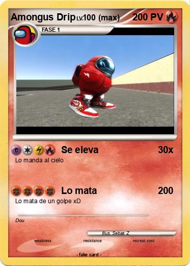 Pokemon Amongus Drip