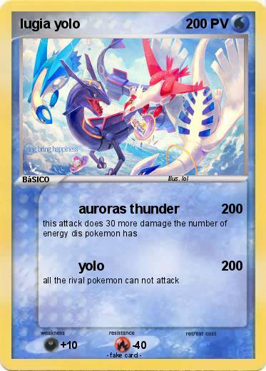 Pokemon lugia yolo