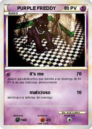 Pokemon PURPLE FREDDY