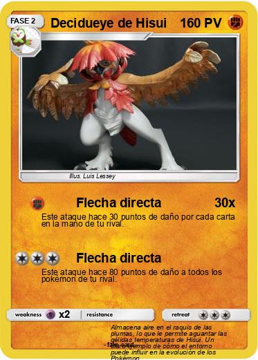 Pokemon Decidueye de Hisui