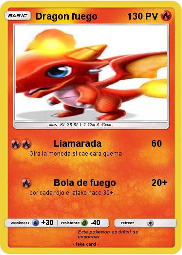 Pokemon Dragon fuego