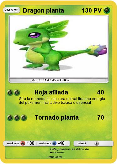 Pokemon Dragon planta