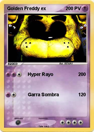Pokemon Golden Freddy ex