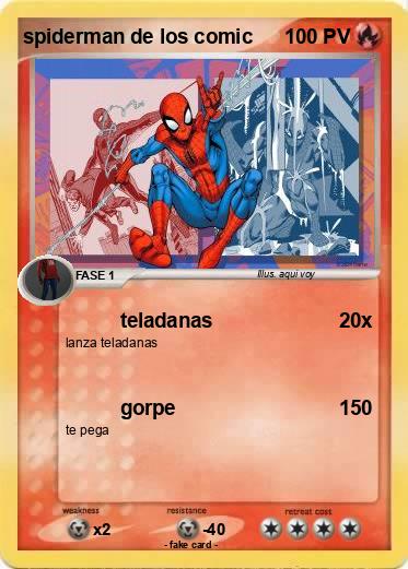 Pokemon spiderman de los comic