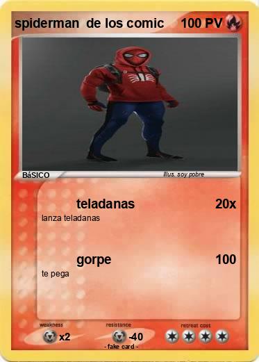 Pokemon spiderman  de los comic