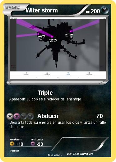 Pokemon Witer storm