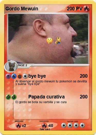 Pokemon Gordo Mewuin