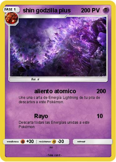 Pokemon shin godzilla plus
