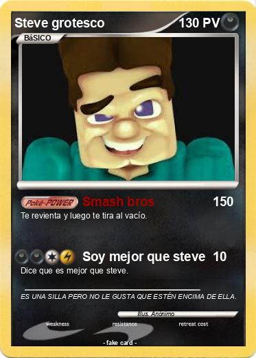 Pokemon Steve grotesco