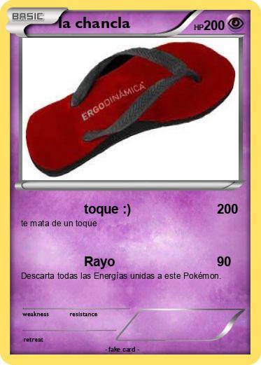 Pokemon la chancla