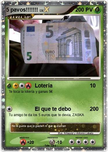 Pokemon 5 pavos!!!!!!!