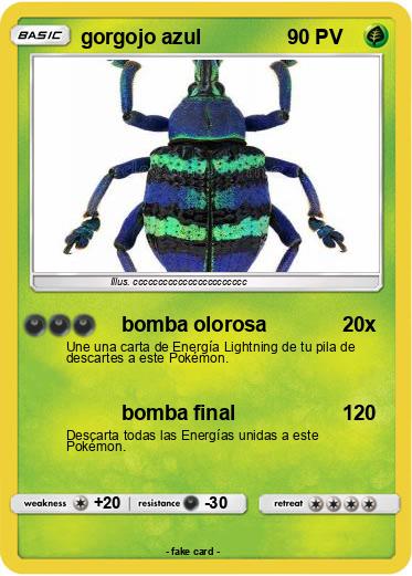 Pokemon gorgojo azul