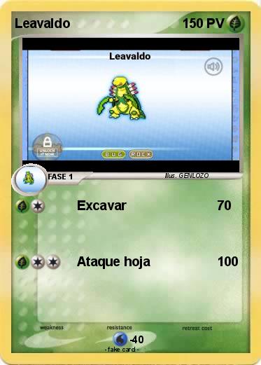Pokemon Leavaldo
