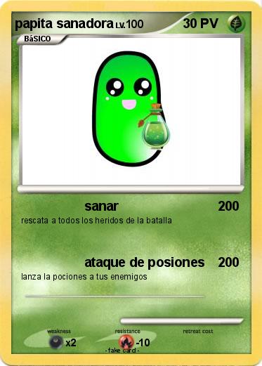 Pokemon papita sanadora