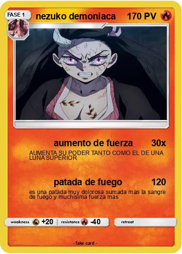 Pokemon nezuko demoniaca