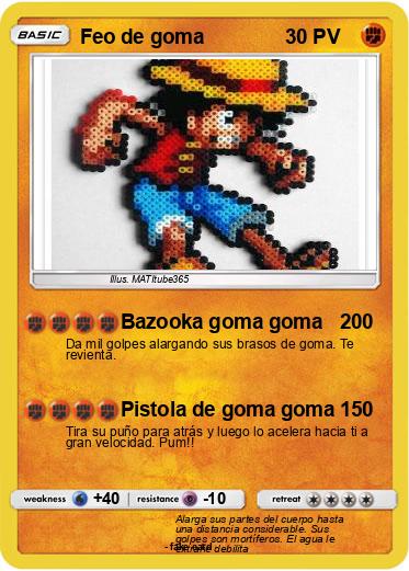 Pokemon Feo de goma