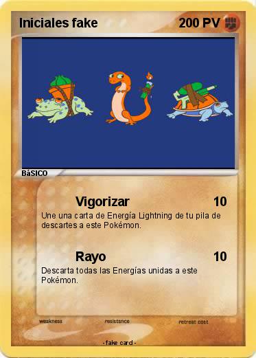 Pokemon Iniciales fake