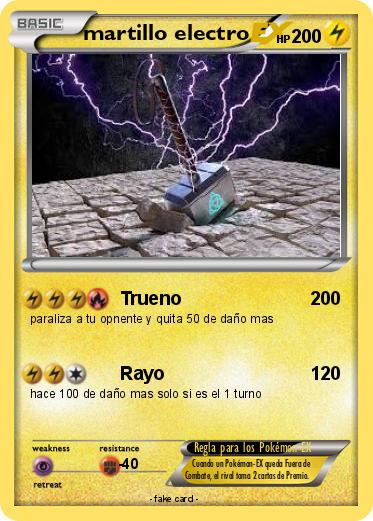 Pokemon martillo electro