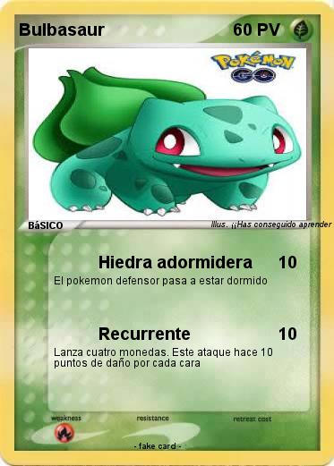 Pokemon Bulbasaur