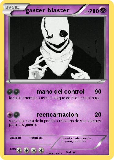 Pokemon gaster blaster