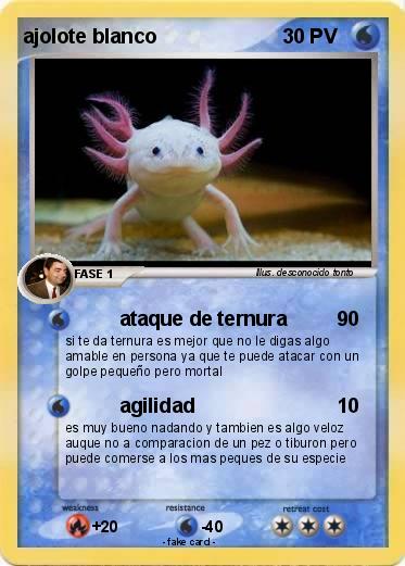 Pokemon ajolote blanco