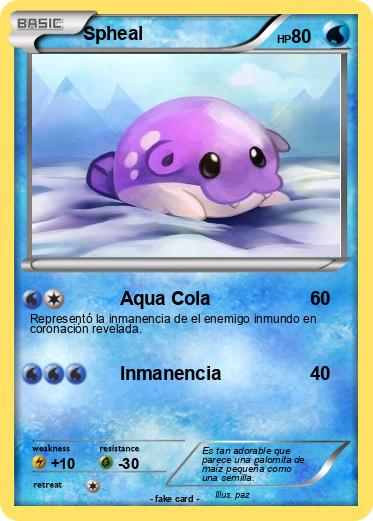 Pokemon Spheal