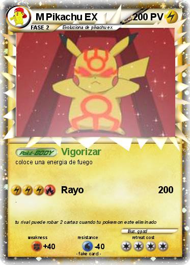 Pokemon M Pikachu EX