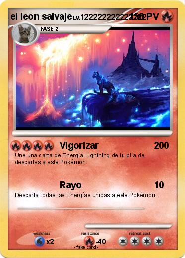 Pokemon el leon salvaje