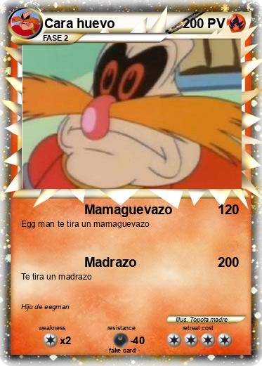Pokemon Cara huevo
