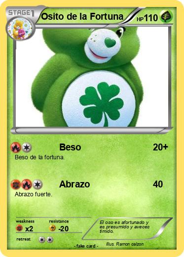Pokemon Osito de la Fortuna