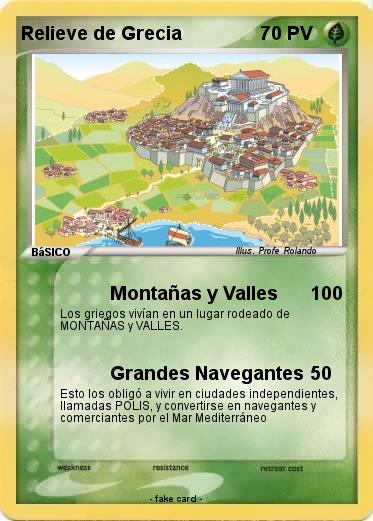 Pokemon Relieve de Grecia